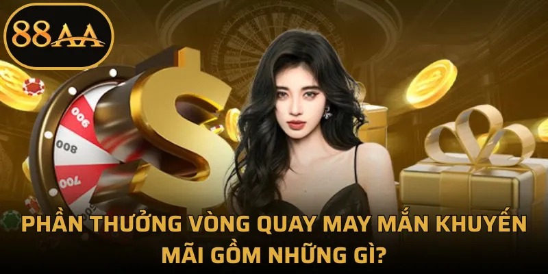 Phần thưởng Vòng Quay May Mắn Khuyến Mãi gồm những gì?